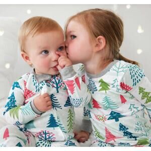 Honest Baby Clothing Organic Cotton Holiday Matching Family Pajamas